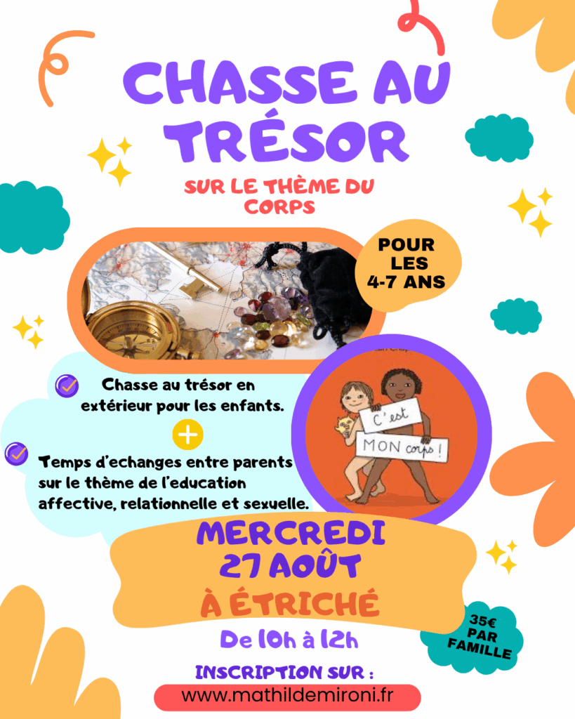Chasse au trésor "C'est mon corps"